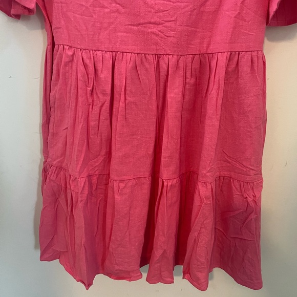 Hot Pink mini shift dress - Picture 6 of 8